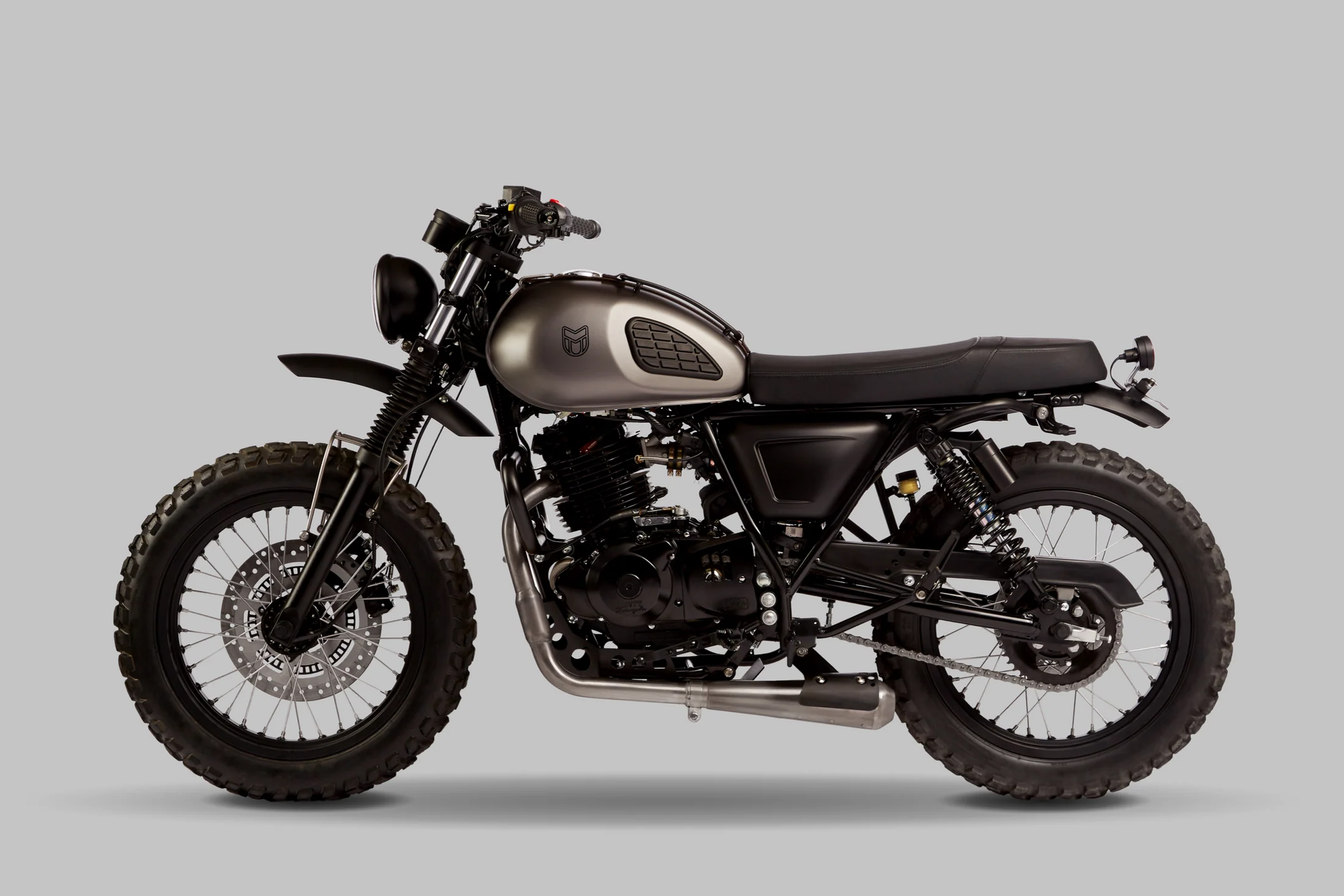 Mutt Mushman 250cc Titanium Grey Motorcycle