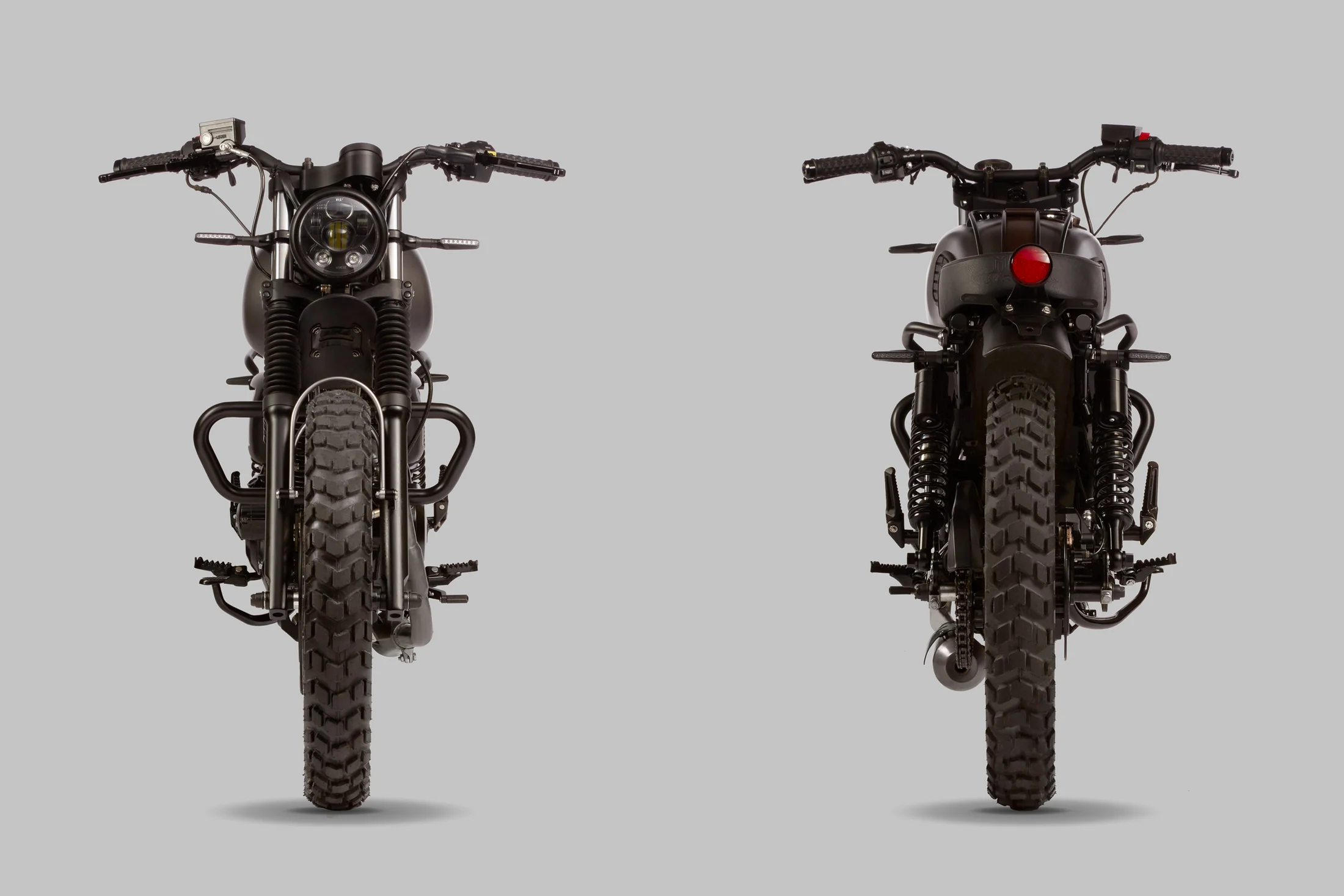 Mutt Mushman 250cc Titanium Grey Motorcycle