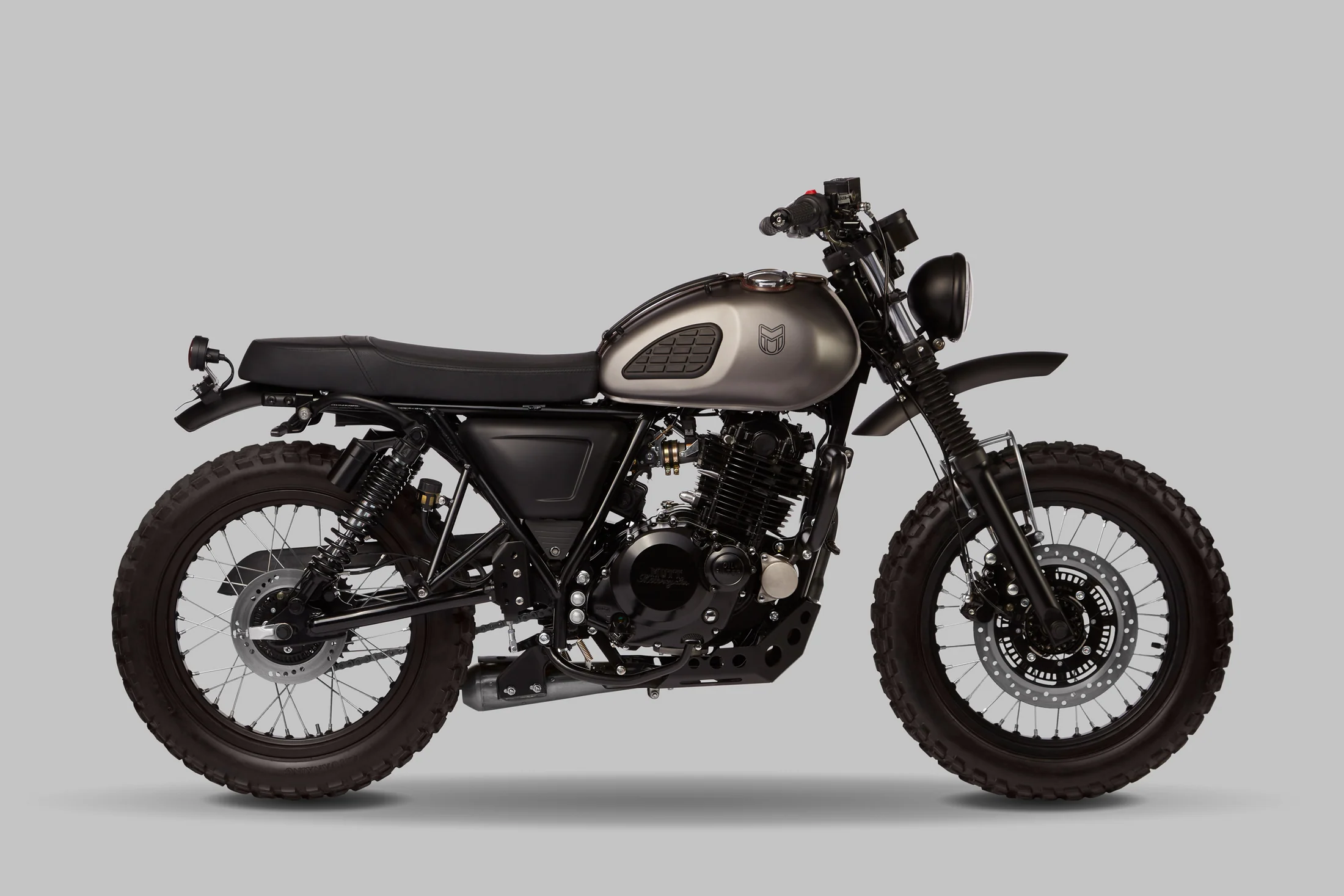 Mutt Mushman 250cc Titanium Grey Motorcycle